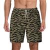 Kfjghhl Tiger Stripe Camo - Costume da bagno da uomo, elasticizzato, a compressione, ad asciugatura rapida, traspirante, da spiaggia