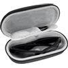 GEEKRIA Shield Carrying Case compatibile con Meta Ray-Ban Wayfarer/Headliner Smart Glasses, custodia rigida da viaggio senza ricarica, contenitore protettivo con tasca per cavo (Nero)