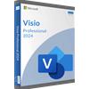 Microsoft Visio Professional 2024 - Attivazione online - Licenza a Vita