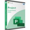 Microsoft Project Professional 2024 - Attivazione online - Licenza a Vita