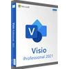 Microsoft Visio Professional 2021 - Attivazione online - Licenza a Vita