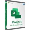 Microsoft Project Professional 2021 - Attivazione online - Licenza a Vita