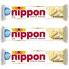 Generico 3X Confezione Per Nippon Snack Riso Soffiato al Cioccolato Bianco, Edizione Limitata, 3 Pezzi, 200g Ciascuno