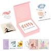 Generisch Set di biglietti di affermazione, messaggi motivazionali, mazzo di motivazione quotidiana positiva, strumenti per incoraggiamento spirituale, regalo premuroso per donne, amici, familiari
