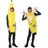 Spooktacular Creations Bambino Unisex Banana Costume Frutta Tropicale Tuta per bambini Toddler Halloween Vestirsi Festa a Tema XS (3-4 anni)