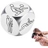 binxliuxo 1PC Regalo San Valentino per Lui Lei, Idee Regalo Uomo, Divertenti e Simpatici, Fidanzato Fidanzata Coppia Moglie Marito, Argento Acciaio Inossidabile