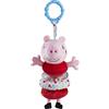 Schleich My First Peppa Pig Jiggler Soft Toy, Baby Toy, First Toy, Comforter Blanket, Early Play Development Toy, Pull and Retract Pram, Cot, Car Seat, Toy