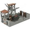 BAUKST Set di mattoncini da costruzione, 267 pezzi, militari, scene di guerra, modello con armi, torre militare, architettura, kit di costruzione per soldati