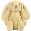Presentimental Coniglietto di Peluche Personalizzato con Nome e Simbolo | Orecchie Lunghe, Per Neonati, Idea Battesimo, Coniglio di Peluche, Regalo Per Compleanno Bambino