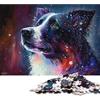 LiJianXXE Puzzle Border Collie colorati per adulti Puzzle in cartone da 1000 pezzi per adulti e bambini dai 12 anni in su Opera d'arte regalo (dimensioni 38 * 26 cm)
