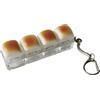 Generico Giocattolo Anti Stress da Tastiera Pulsante Portatile a Forma di Pane | Giocattoli Sensoriali Con Clicker A Pulsante Tastiera Per Adulti e Bambini, per Lavoro, Scuola, Viaggio, Aula, Casa