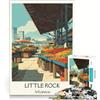 JIANGENNF Puzzle da 1000 pezzi di Little Rock, Arkansas, decorazione da parete, sfida impegnativa, compleanno e Natale 38x26cm