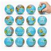 O-Kinee 15 palline antistress a forma di mappamondo, 6 cm, con mappa del mondo, palline in schiuma anti-stress per bambini e adulti, regali per feste di compleanno, Natale, antistress