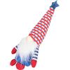 Cryfokt Gnomo Peluche Patriottico con Bandiera USA Stelle Strisce, (Panini) | Gnomo del Giorno dell\'Indipendenza realizzato a mano, simpatico ornamento rosso bianco blu per mensola dell\'ufficio