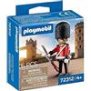 PLAYMOBIL 72312 - Statuetta della Guardia Reale, con uniforme, cappello e supporto, per bambini dai 6 anni in su