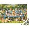 DAFUfbw Cute Puppies Jigsaw Puzzle 1000 Pieces Recyclable Material Pet Dogs Adult Jigsaws Family Gaming Time Props Interesting Family Game per Home 70x50cm/1000pcs
