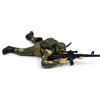 Generico Soldato con Luci Suoni Movimento Strisciante Maxi Action Figure Grande 34 cm con Fucile Effetti Luminosi e Sonori Soldatini Giocattolo Maxi Squadre Speciali Soldati Forze Armate Soldatino Militare (a)