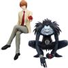 Xinchangda Ryuuku e Light Yagami Figura Mela in mano modello statua 15 cm | Anime Action Figure Desktop Model, Apple in Hand Style Ornament, Collezionismo, Decorazioni per la casa, Regali per i fan