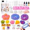 VBACALA Kit Squishy Fai da Te 6+, 400 ml Silicone 1:1, Stampi e Accessori | Set creativo per bambini con 6 stampi: zampa di gatto, ciambella, fiore, formaggio, pesce e stella, colori e glitter inclusi