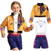 Fouvin Costume per cosplay, costume da cacciatore, cantante pop, per Halloween, carnevale, feste e palcoscenici