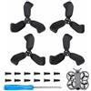 Naapesi Eliche per DJI Neo 2, Eliche per DJI Neo 2 Accessori Sostituzione Drone | Accessori Drone Eliche di Ricambio Rapido Pale Ali a Basso Rumore & Stabile per Drone DJI Neo, 2 Cacciaviti & Viti 8 Pcs