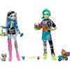 Monster High Coffee Break Frankie Stein & Deuce Gorgon Doll Set