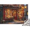 3U6C4M9K Bookstore Jigsaw Puzzle 1000 Pieces Riciclabile Paper Retro Art Adulto Jigsaws Party Game Props Developing Boy & Girl's Intelligence Educational 52x38cm/1000pcs