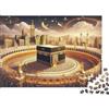 6P5W2F4S Paesaggio Puzzle della Kaaba 1000 Pezzi in Carta per Adulti Educativo Monumento Musulmano Puzzle Rilassante Decorazione da Parete 52x38cm/1000pcs