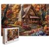 Generic Puzzle 5000 Pezzi, Puzzle Autunno, Misura: 157x106cm, Regalo Donna -8893 | Legno, Stampa HD, Incastro Perfetto, Scatola Colorata, Accessori Completi, Personalizzabile, Dimensioni Finali: 157x106cm