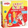 HABA Logic! Games Amandas Alpakas - Gioco di smistamento in legno di alta qualità ispirato al popolare principio di gioco dell'app, divertimento ai bambini dai 7 anni in su, 2011825001