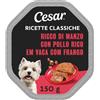Cesar Alimento Completo per Cani Adulti con Manzo e Pollo - 150 gr