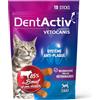 Vetocanis - Dentactiv - Stick dentale - Dolcetti per gatti gourmet - per l'igiene e la salute - Ricco di carne - 85% di manzo - Consigliato dai veterinari - Sistema anti-placca