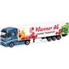 Herpa Renault semirimorchio frigorifero, modello di camion in scala 1:87 | Modellino in miniatura di camion fedele all'originale, in plastica, per collezionisti dai 14 anni, Made in Germany