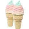 little tikes Sweet Spaces Playful Plates Gelato - Accessori alimentari giocattolo con coni per attività ispirate al mondo della cucina, per bambini/e dai 3 anni in su