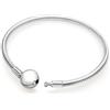ZHUOMOT Bracciale da donna in argento 925 con ciondoli, serie Moments, catena a serpente, bracciale da donna con ciondoli, gioiello regalo per donne, 17, 18, 19, 20, 21, 23 cm