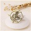 YLX 1Pcs Fashion Jewelry Film The Hunger Games Animali Uccelli Spille Distintivo per donna Uomo Abbigliamento Zaino Icona Spilla Spille, Placcato oro antico