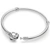 ZHUOMOT Bracciale da donna in argento 925 con ciondoli, serie Moments, catena a serpente, bracciale da donna con ciondoli, gioiello regalo per donne, 17, 18, 19, 20, 21, 23 cm