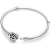 ZHUOMOT Bracciale da donna in argento 925 con ciondoli, serie Moments, catena a serpente, bracciale da donna con ciondoli, gioiello regalo per donne, 17, 18, 19, 20, 21, 23 cm