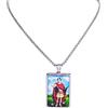 Generic Collana unisex Arcangelo St Expedite Saint Amuleto Protect Me Saint Expeditus Christianity collana gioielli
