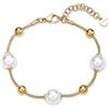 Brosway Bracciale Donna in Acciaio | Bracciale con Perle | Collezione Perfect - BPC57