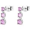 Brosway Orecchini Donna, Orecchini Pendenti in Argento e Vibrant Pink | Collezione FANCY - FVP119