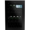 Cecotec Cantinetta Vino Incasso 57 Bottiglie Bolero GrandSommelier Duo 57000 Touch Matt Black Compressor. Sensore Tattile, 88,5x60cm, Doppia Zona Temperatura, Display, Ripiani Legno per Vini Perfetti