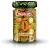 Madama Oliva Olive Verdi Denocciolate Greche 140g, Varietà Halkidiki, Gusto Arancia e Rosmarino, Lavorazione Castelvetrano, Confezionate in Salamoia, Sapore Intenso e Aromatico