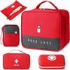 UBBOY 5pcs Kit Pronto Soccorso da Viaggio, Borsa Pronto Soccorso Viaggio | Kit di Pronto Soccorso, Kit di Primo Soccorso, Impermeabile Alta Capacità Borsa Porta Medicine da Viaggio per Casa, Esterno