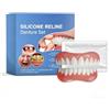 AEIXYA 1 Set Dentiera Finta Naturale, Dentiera Provvisoria, Denti Finti Da Applicare Da Soli,Provvisoria Denti Finti Per Uomini E Donne Di Denti Imperfetti(D)