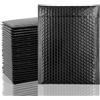 SULOLI 16 buste imbottite nere con pluriball, dimensioni interne 18 x 23 cm + patta di 4 cm, buste imbottite co-estruse per oggetti di medie dimensioni