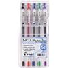 Pilot g-tec C4 Microtip penna roller a inchiostro gel in 5 pz assortiti