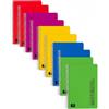 MAGENDA. QUICK MAGENDA Quaderni A5 a Spirale 1 Rigo, Pacco 10 Pz Colori Fluo. Carta Premium 90g Anti-Macchia. Formato Compatto