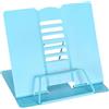 Royouzi Supporto per Libri Metallo, Leggio Libri con 6 Altezze Regolabile | Leggio da Tavolo per Libri, Multifunzione Leggio Libri Altezze Regolabile, per Casa Ufficio Scuola Manuale iPad Ricette