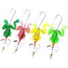 NIYANGLE 4 Pezzi Esca Morbida da Pesca 9cm 6g in Plastica per Appassionati | Richiamo per Pesci, Extra Resistente e Antistrappo, Accessori per Pesca All'aperto, Viaggio e Vacanza